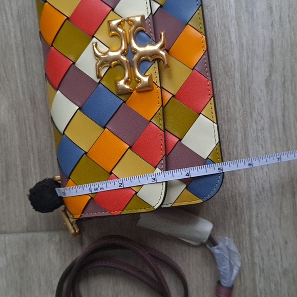 NWT Tory Burch Eleanor Woven Convertible Bag - Picture 11 of 16